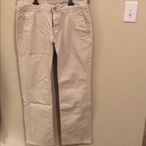 Bonobos beige straight fit chinos